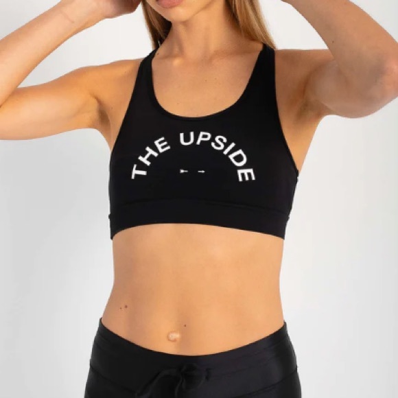 NWT THE UPSIDE Lisa Bra Black Size S Sports bra - Picture 2 of 11